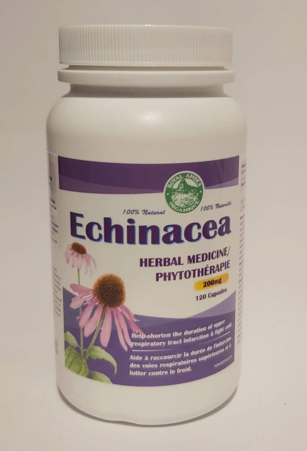 Echinacea 200mg, 120 caps